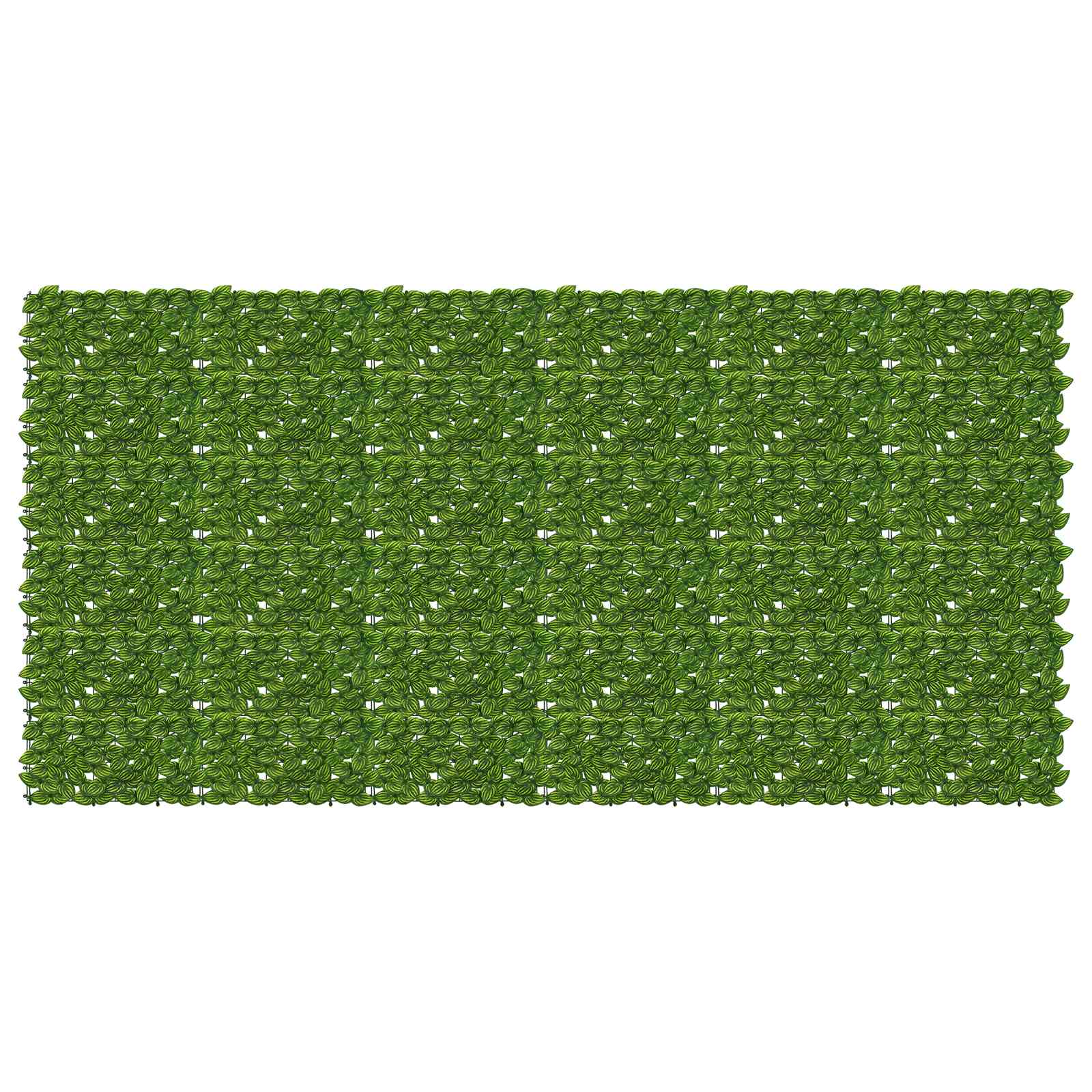 Balcony Screen with Leaves Grün und Gelb 300 x 150 cm