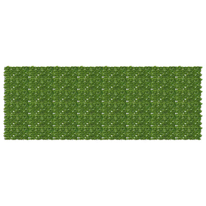 Balcony Screen with Leaves Grün und Gelb 400 x 150 cm