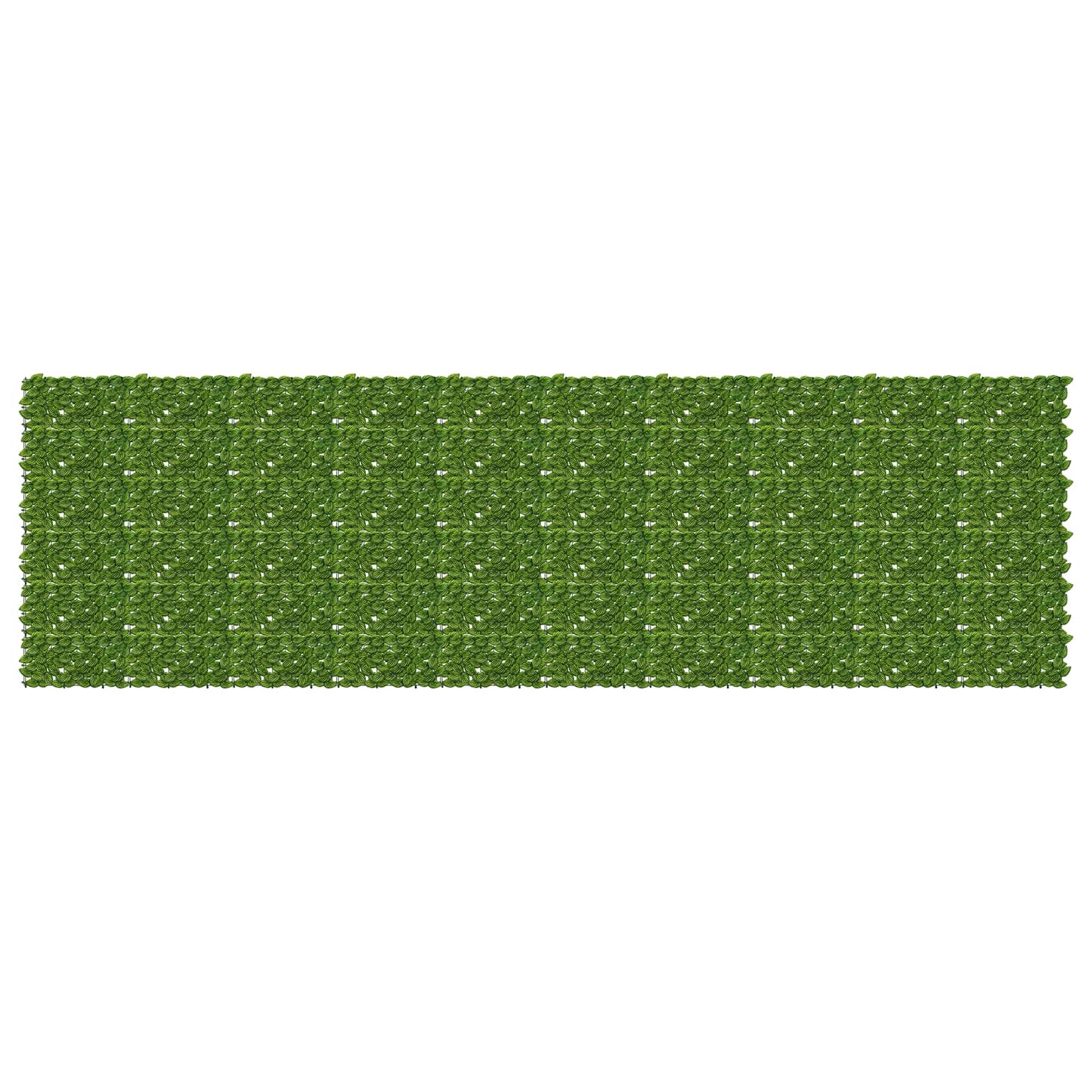 Balcony Screen with Leaves Grün und Gelb 500 x 150 cm