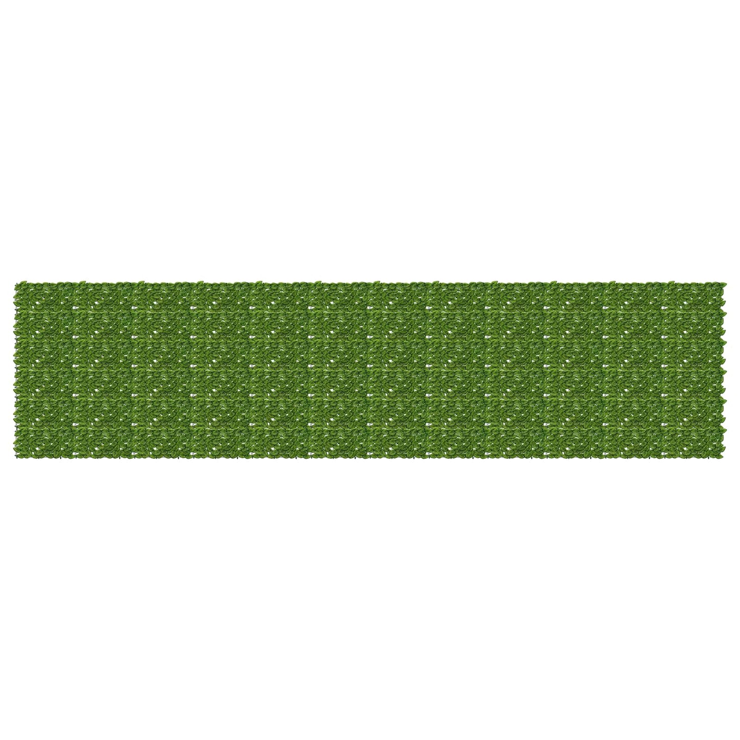 Balcony Screen with Leaves Grün und Gelb 600 x 150 cm