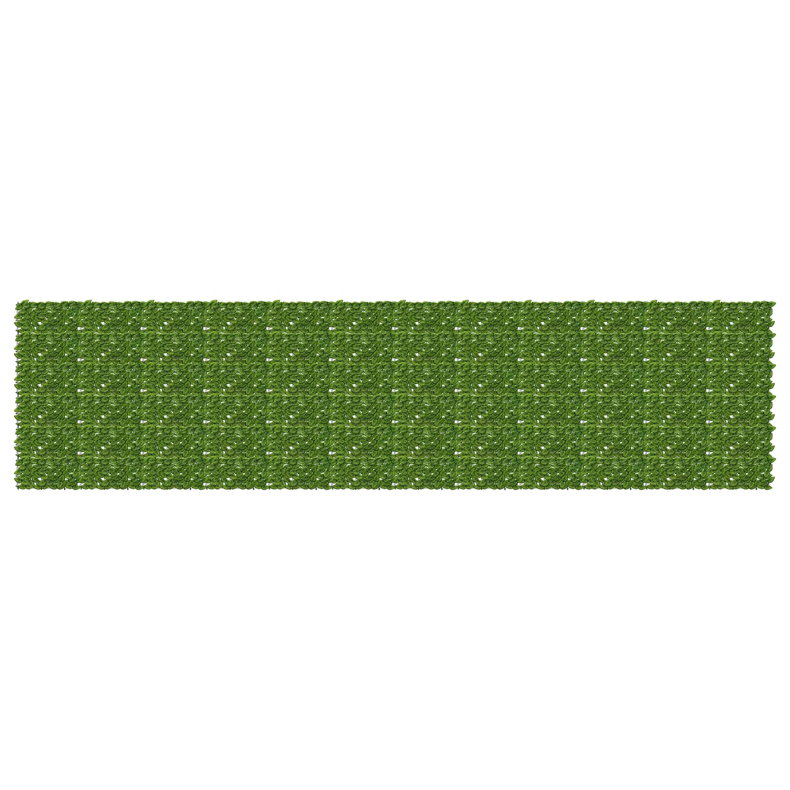 Balcony Screen with Leaves Grün und Gelb 600 x 150 cm