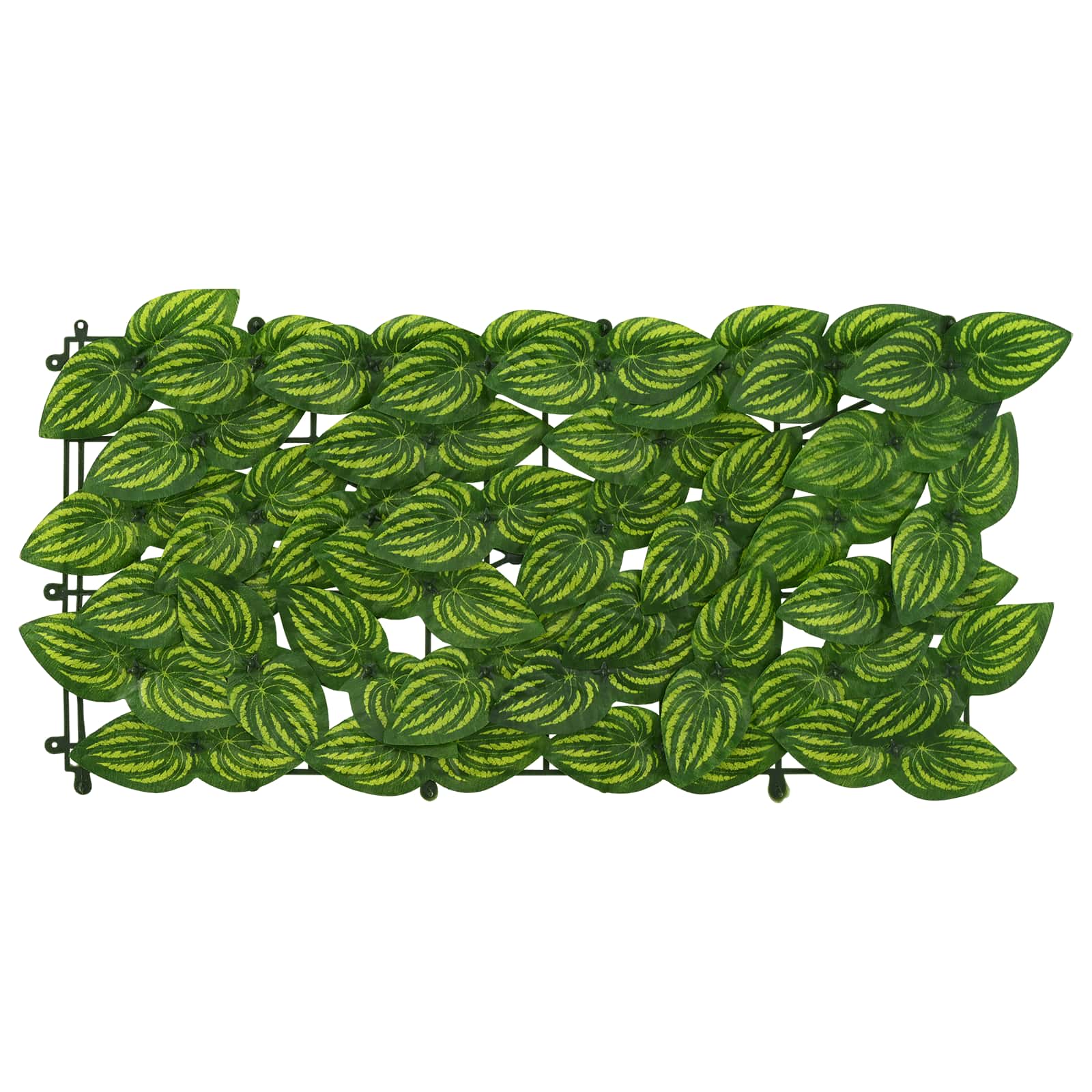Balcony Screen with Leaves Grün und Gelb 600 x 150 cm
