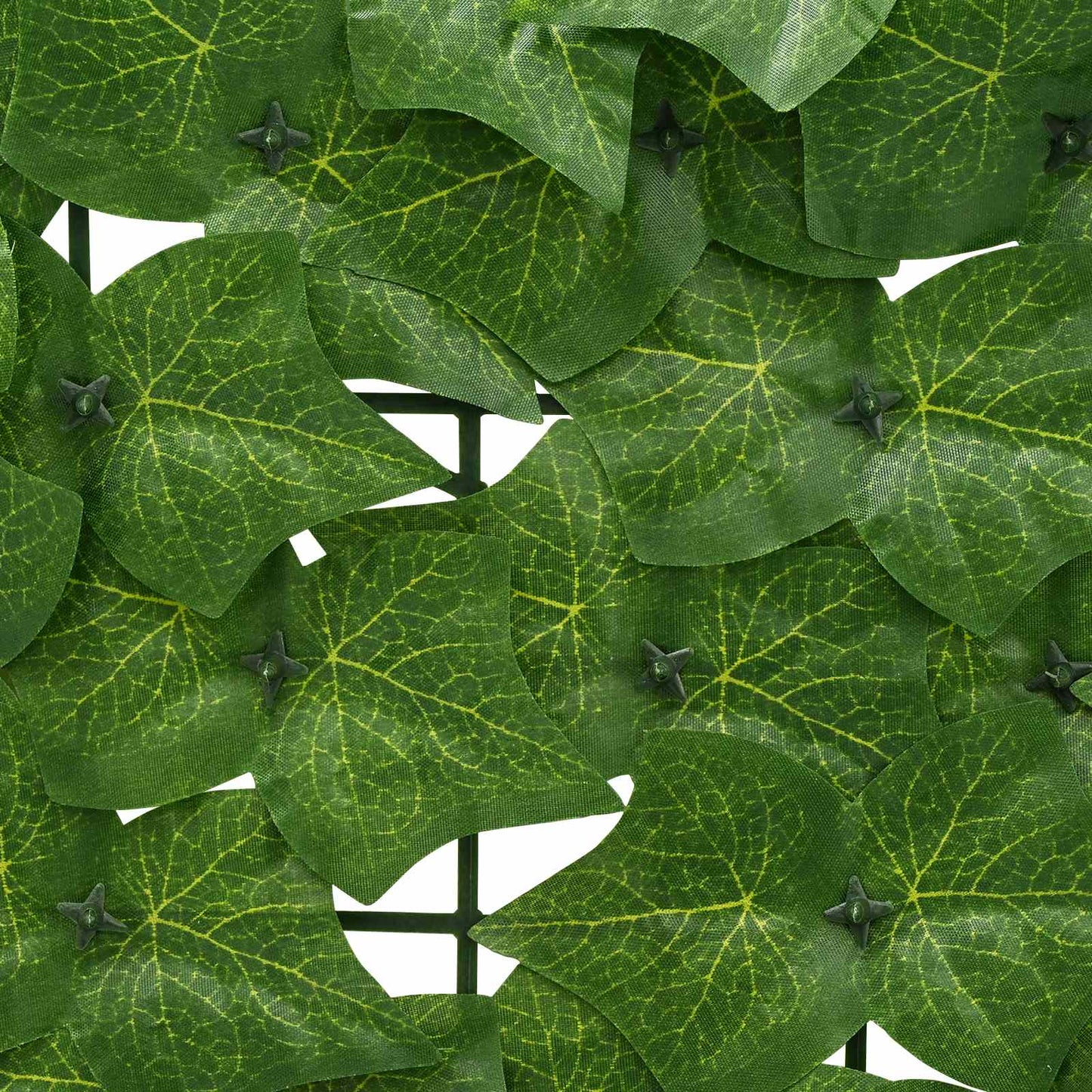 Balcony Screen with Leaves Grün 400 x 75 cm