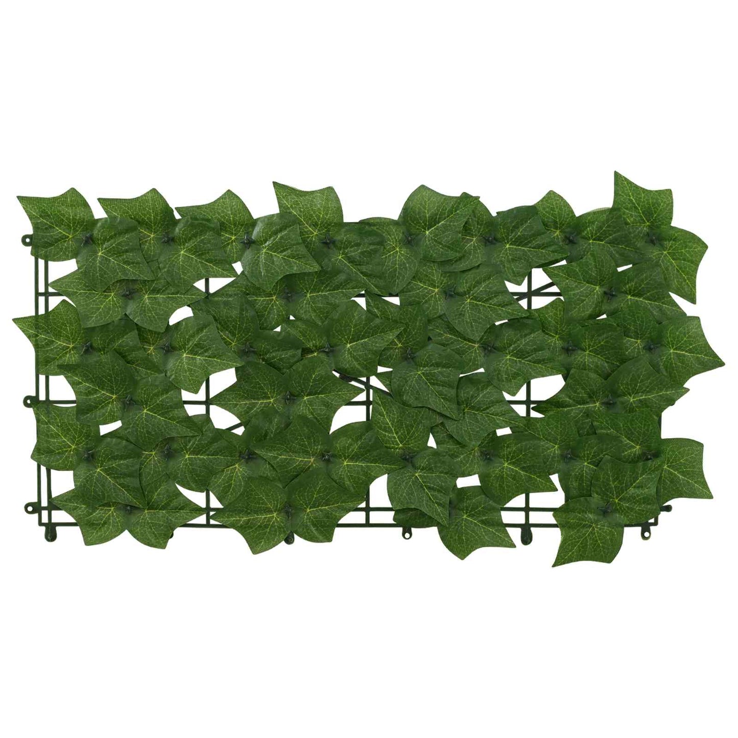 Balcony Screen with Leaves Grün 400 x 75 cm