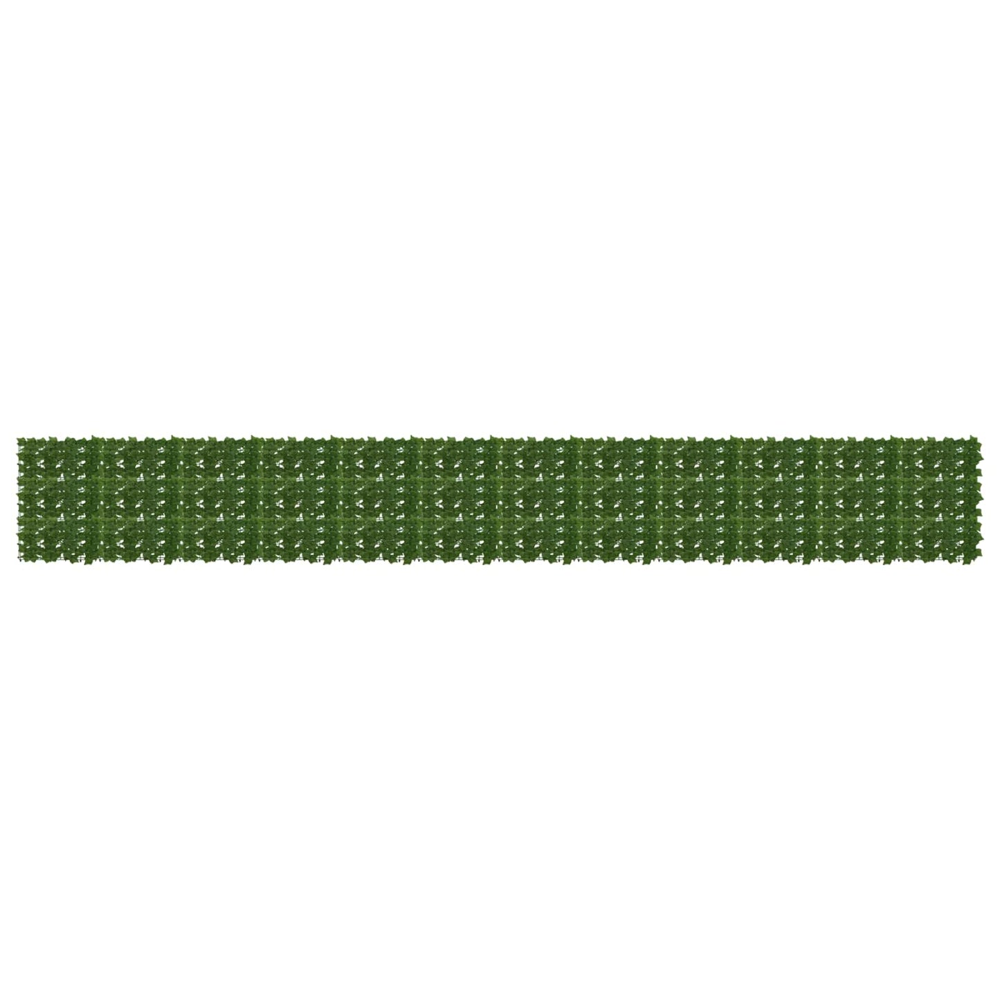 Balcony Screen with Leaves Grün 600 x 75 cm