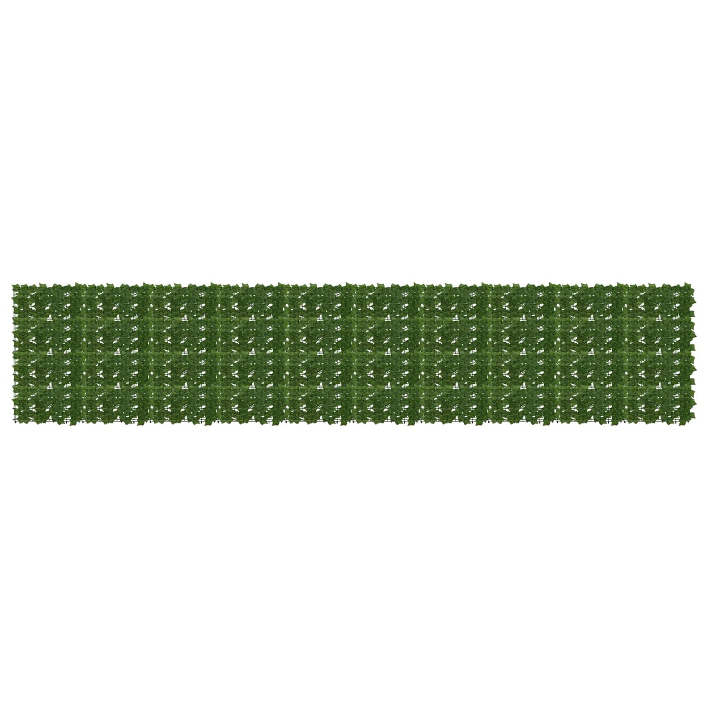 Balcony Screen with Leaves Grün 500 x 100 cm