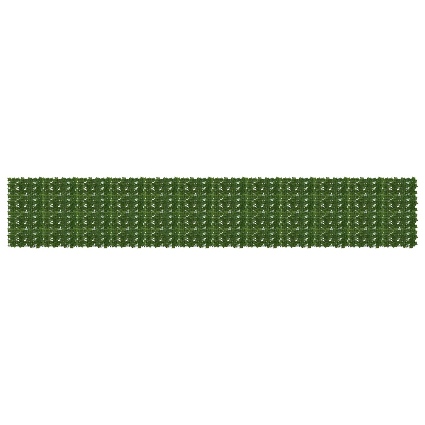 Balcony Screen with Leaves Grün 600 x 100 cm