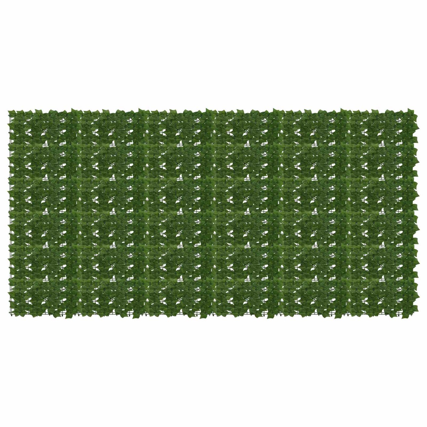 Balcony Screen with Leaves 300 x 150 cm Polyethylen und Stoff