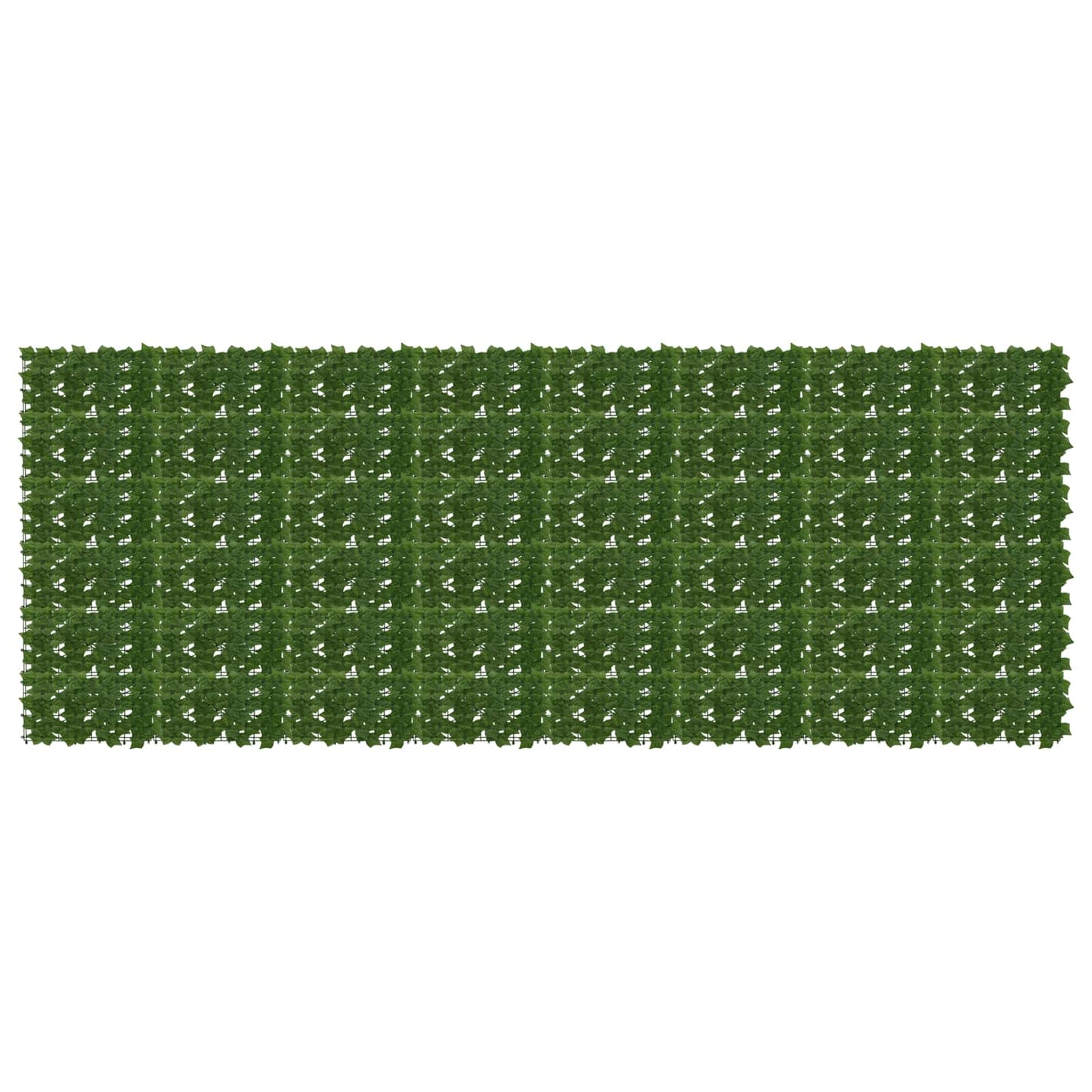 Balcony Screen with Leaves Grün 400 x 150 cm