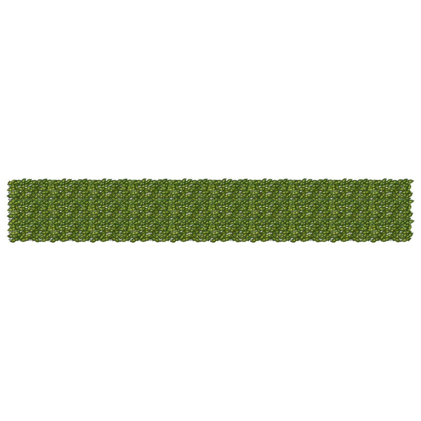 Balcony Screen with Leaves Grün und Gelb 500 x 75 cm