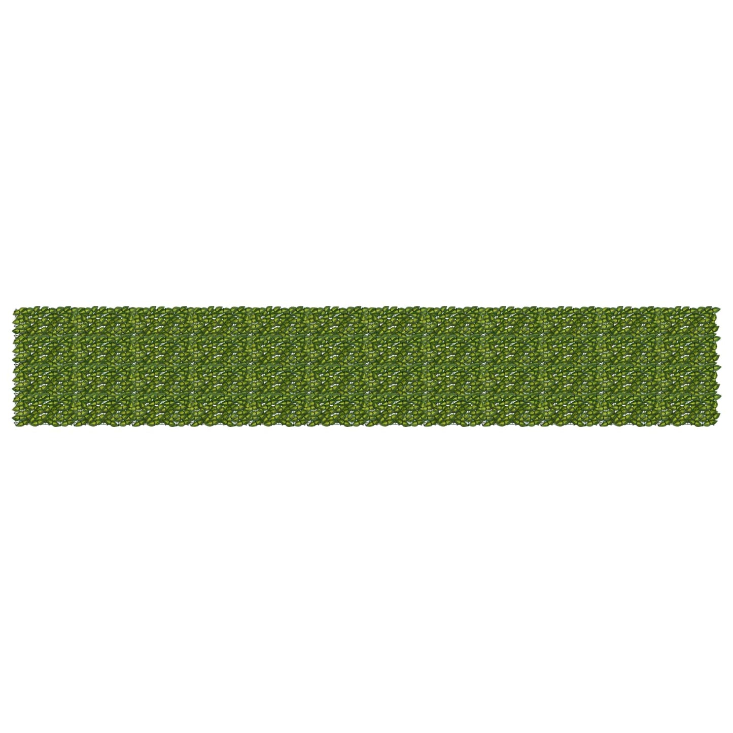 Balcony Screen with Leaves Grün und Gelb 600 x 100 cm