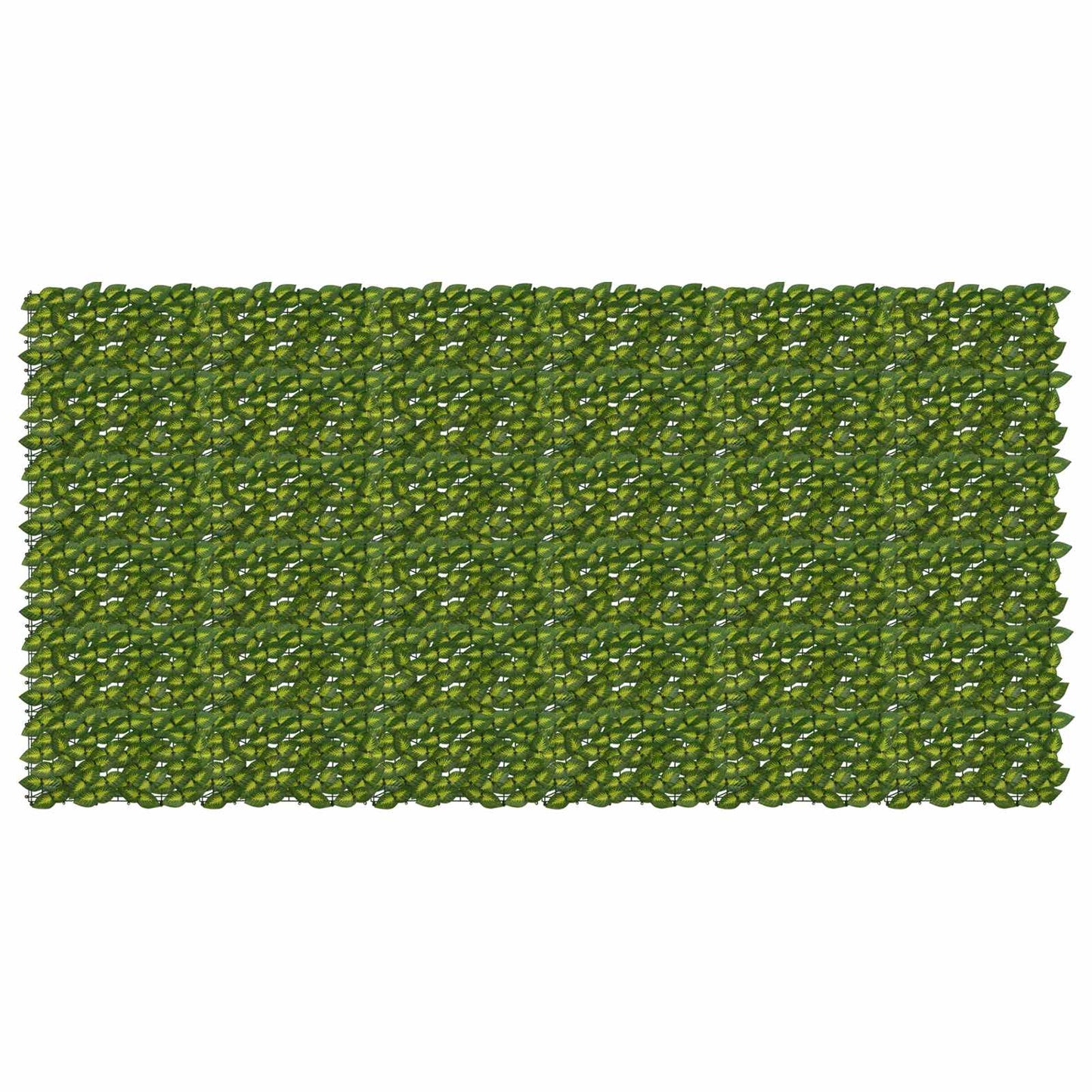 Balcony Screen with Leaves Grün und Gelb 300 x 150 cm