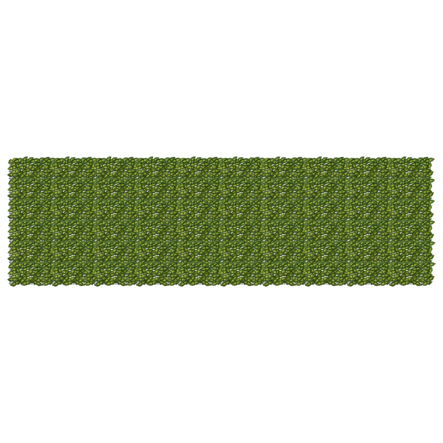 Balcony Screen with Leaves Grün und Gelb 500 x 150 cm