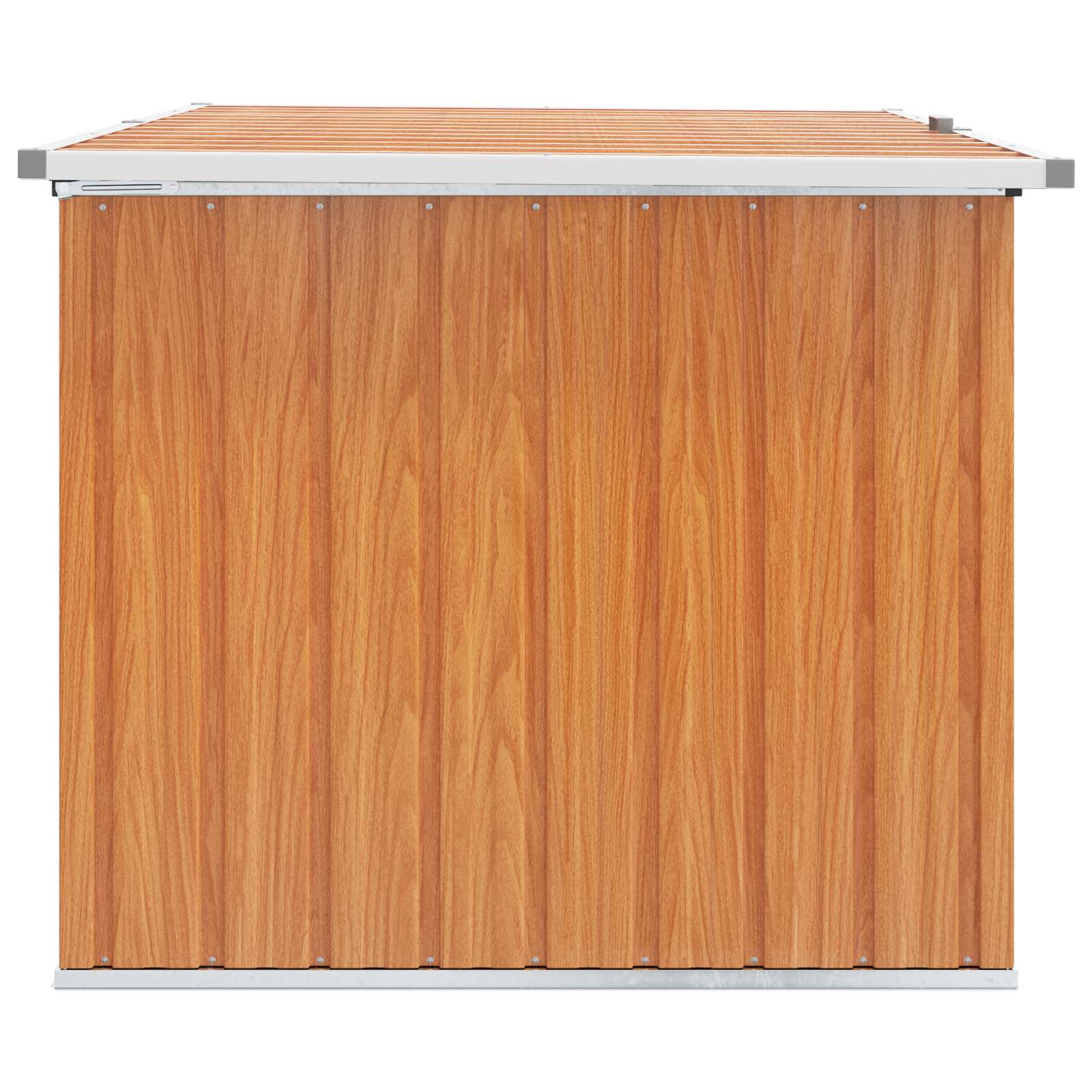 Außenlagerbox Verzinkter Stahl 150 x 101 x 91 cm Holz
