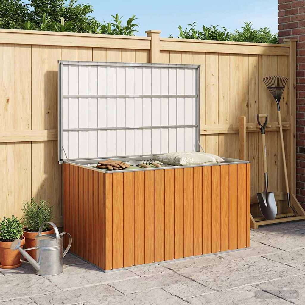 Außenlagerbox Verzinkter Stahl 171 x 99 x 93 cm Holzähnlich