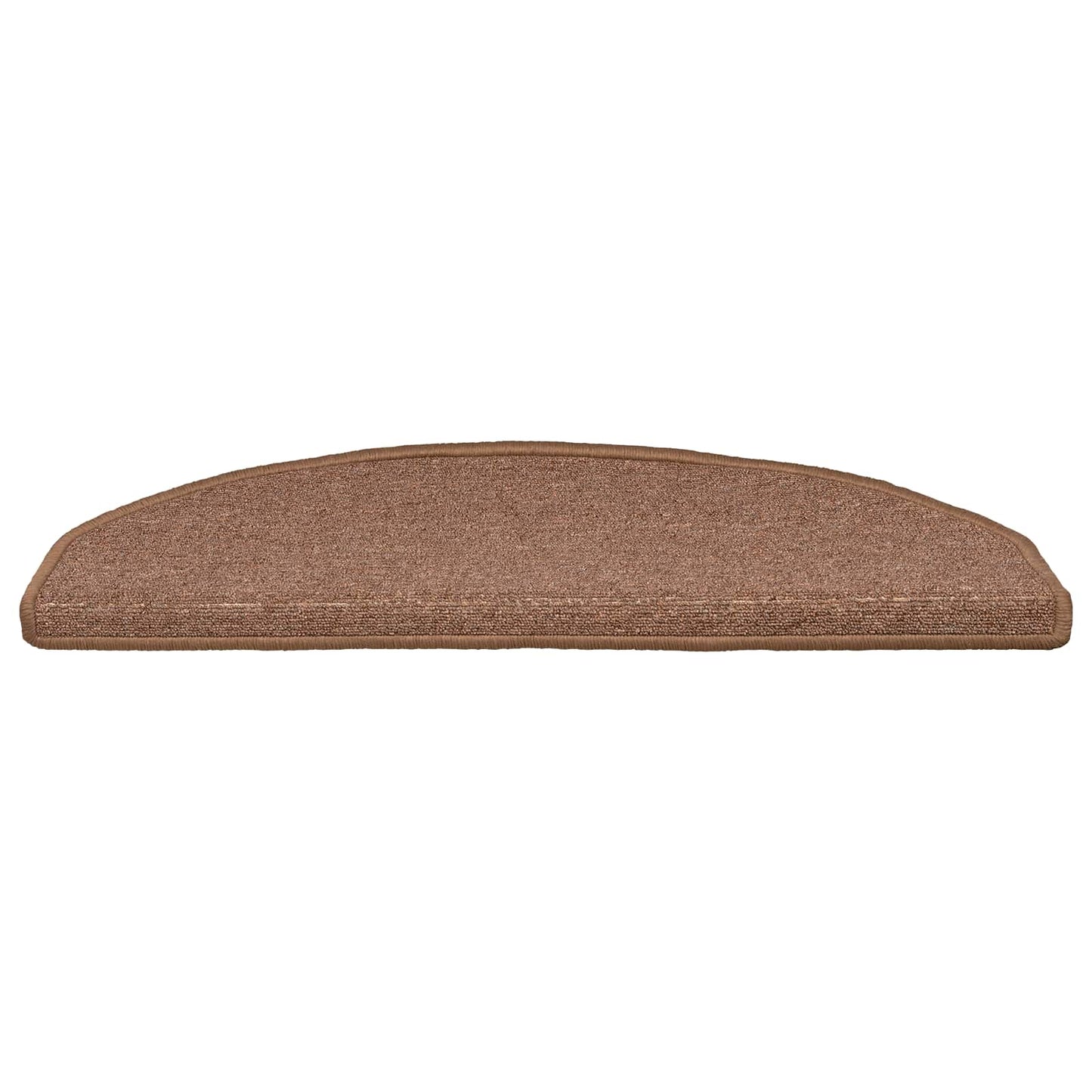 Selbstklebende Stufenmatten 15 Stk. 80 x 24,5 x 3,5 cm Braun
