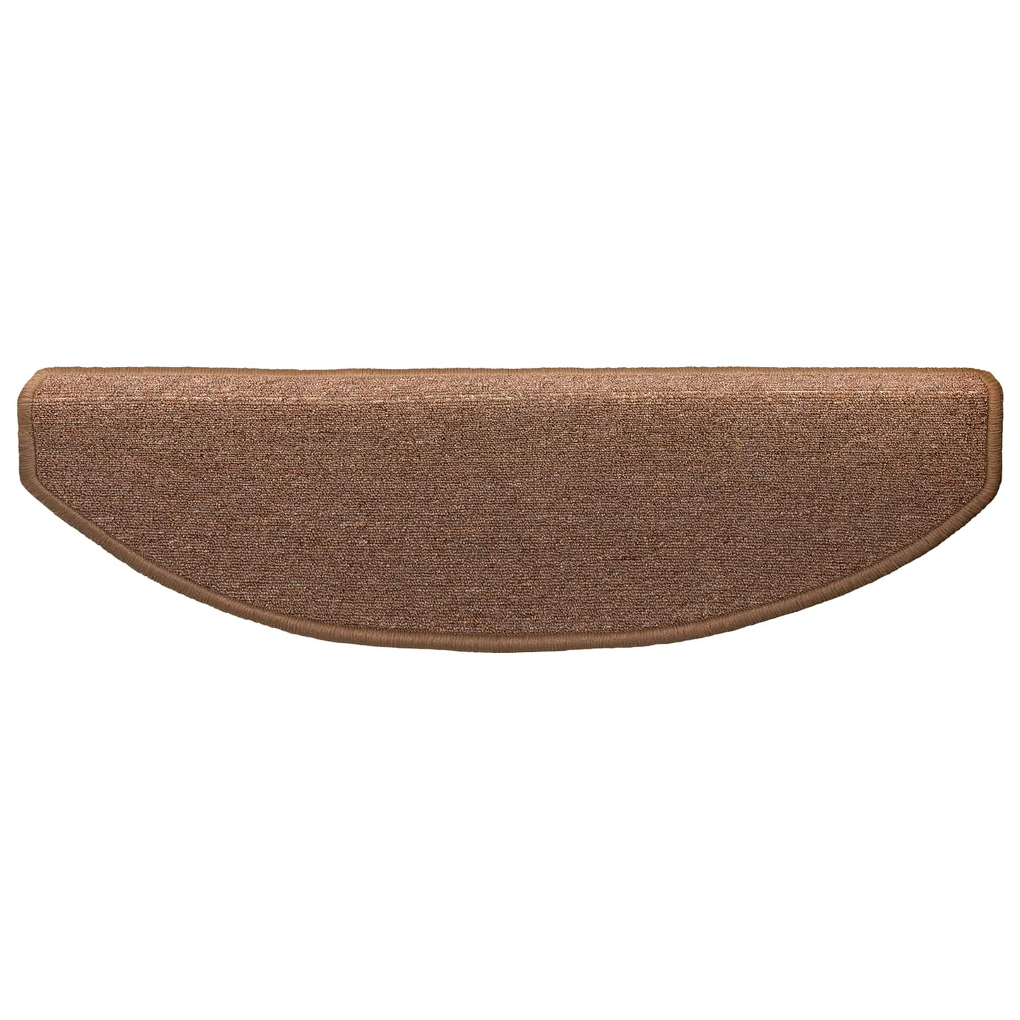 Selbstklebende Stufenmatten 15 Stk. 80 x 24,5 x 3,5 cm Braun