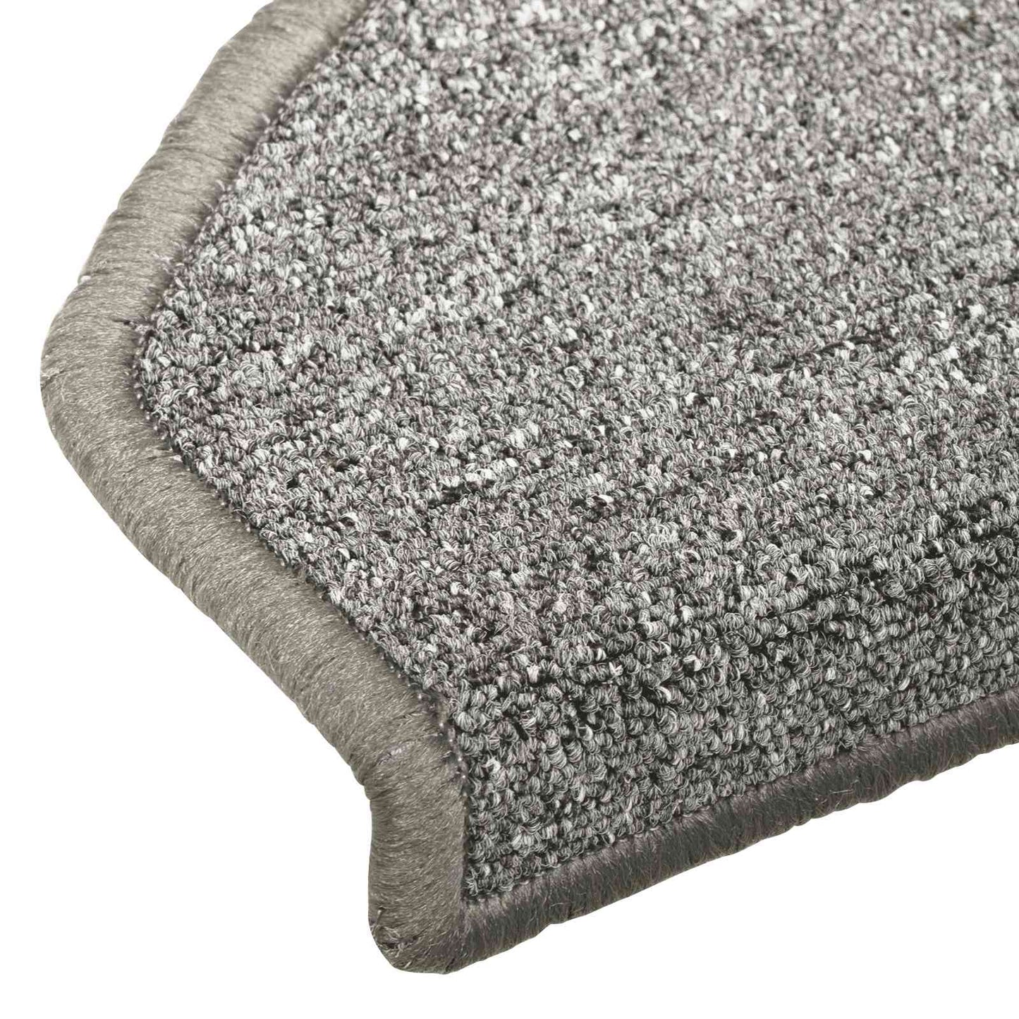 Selbstklebende Stufenmatten 15 Stk. 80 x 24,5 x 3,5 cm Hellgrau