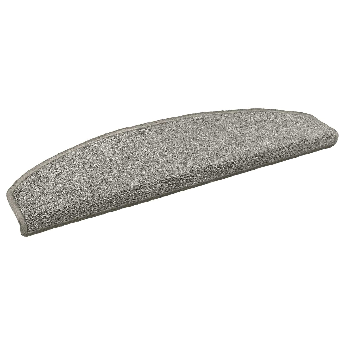 Selbstklebende Stufenmatten 15 Stk. 80 x 24,5 x 3,5 cm Hellgrau