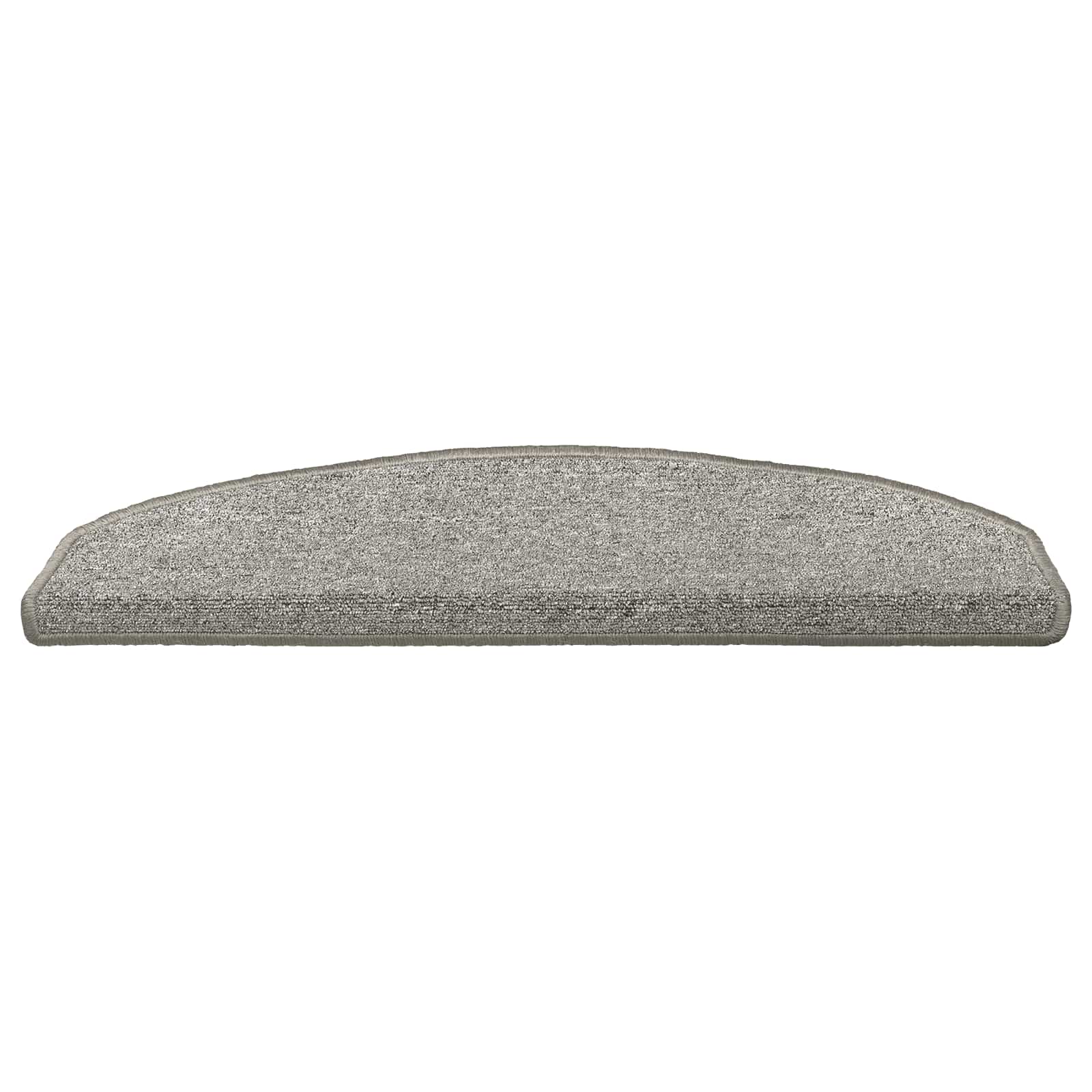Selbstklebende Stufenmatten 15 Stk. 80 x 24,5 x 3,5 cm Hellgrau