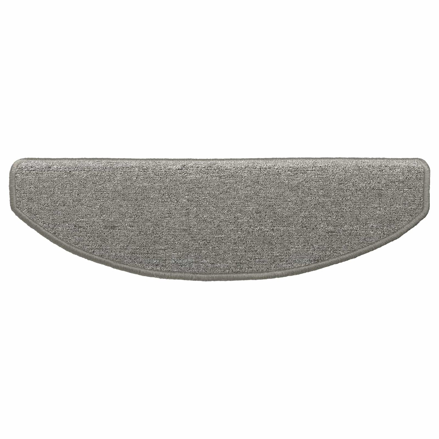 Selbstklebende Stufenmatten 15 Stk. 80 x 24,5 x 3,5 cm Hellgrau