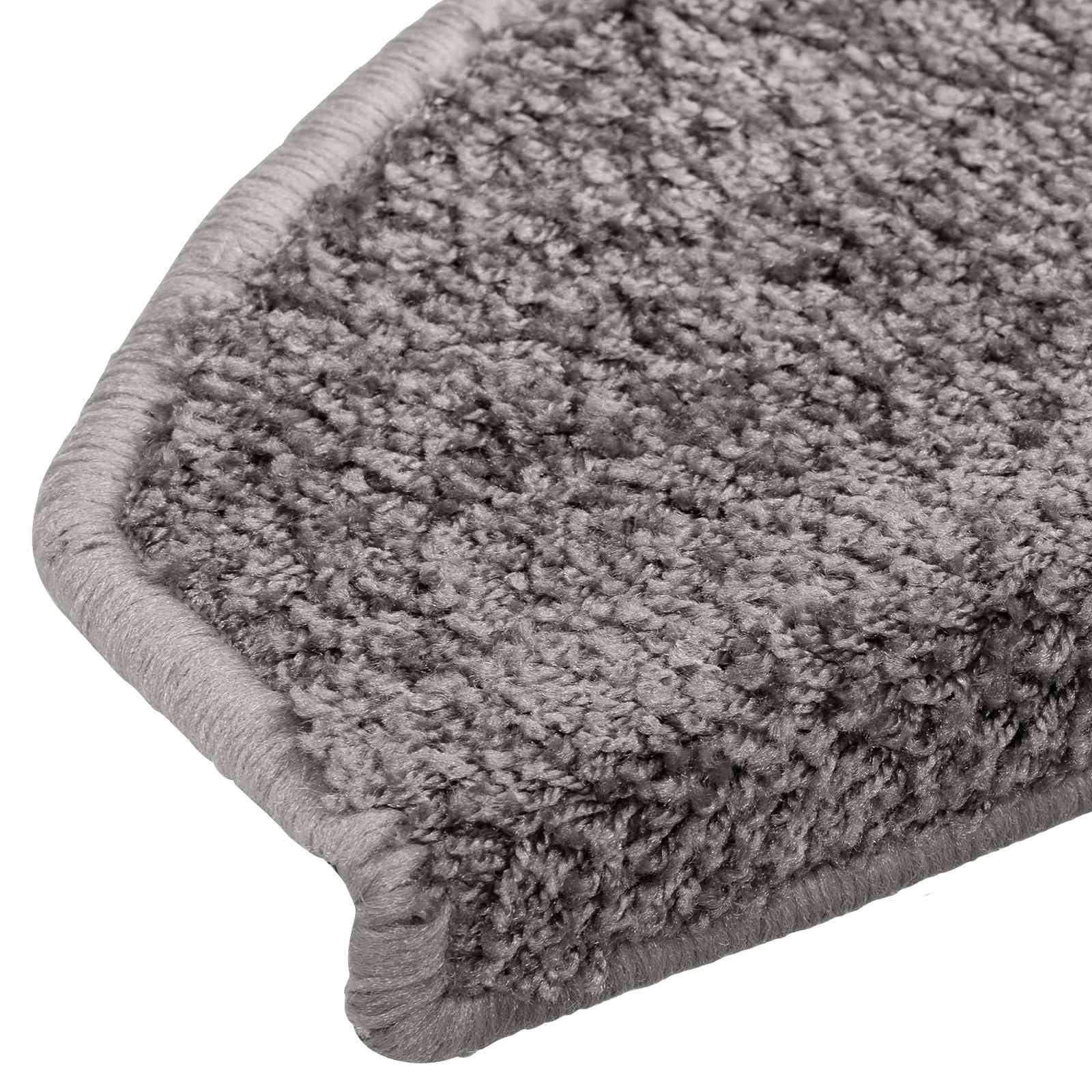 Selbstklebende Treppenschoner 15 stk. 80 x 24,5 x 3,5 cm Grau