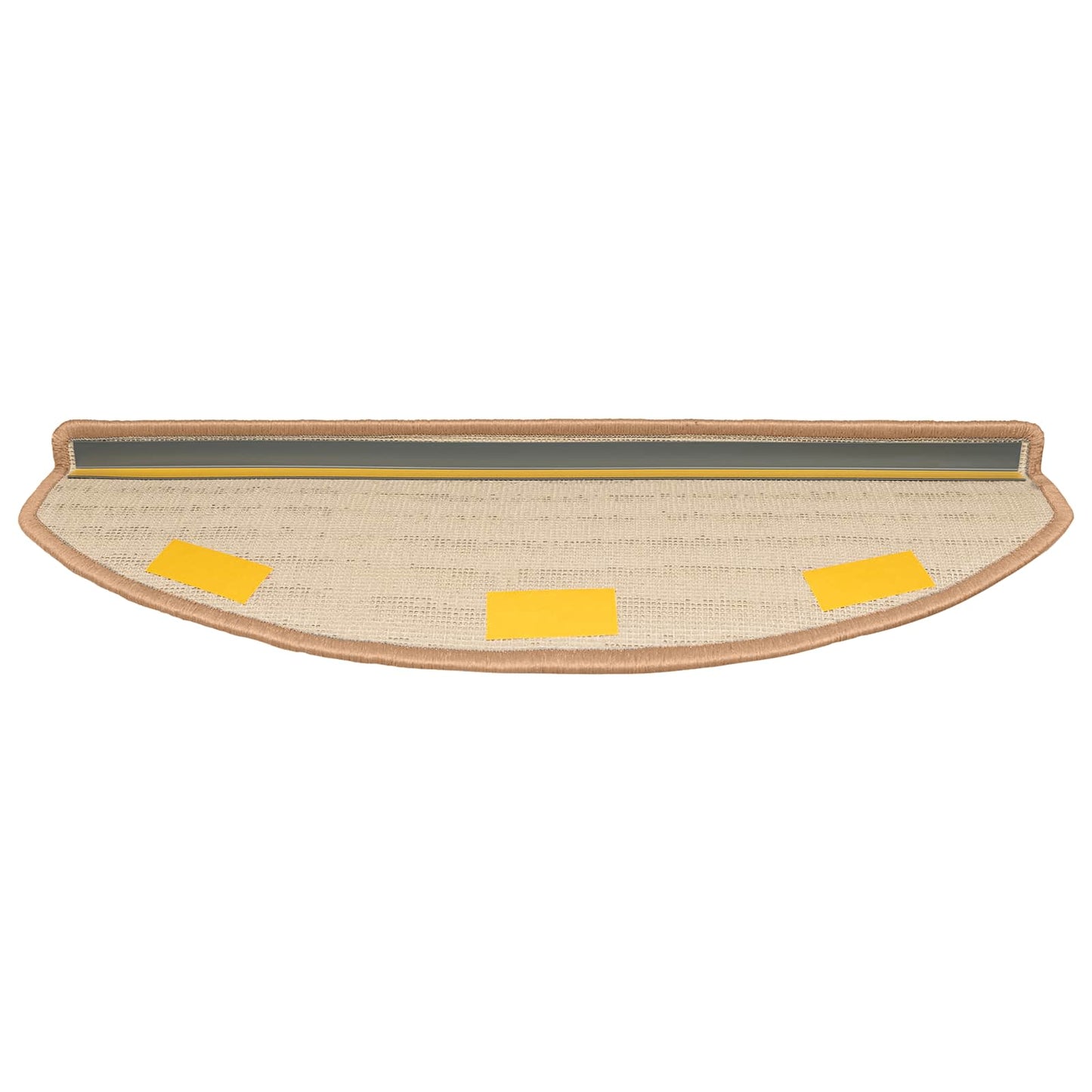 Selbstklebende Treppenschoner 15 stk. 80 x 24,5 x 3,5 cm Beige