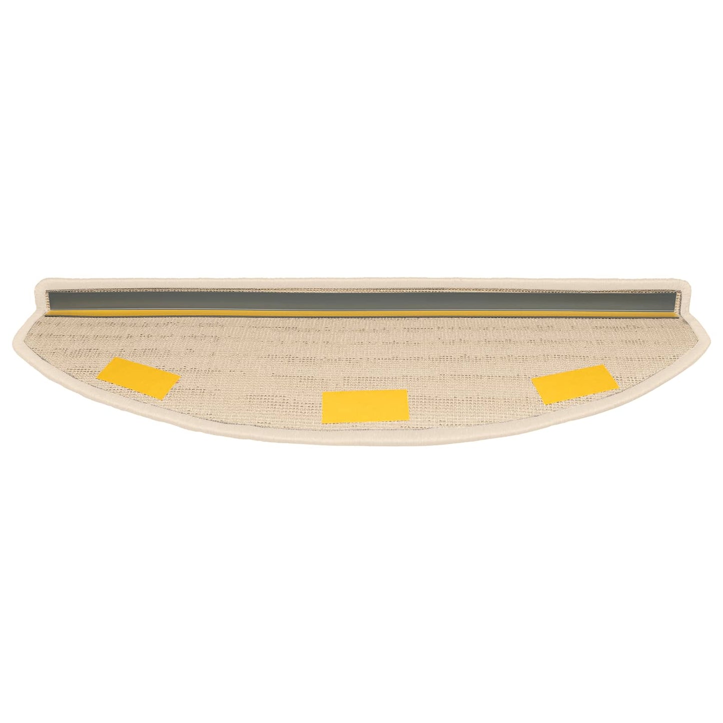 Selbstklebende Treppenschoner 15 stk. 80 x 24,5 x 3,5 cm Weiß