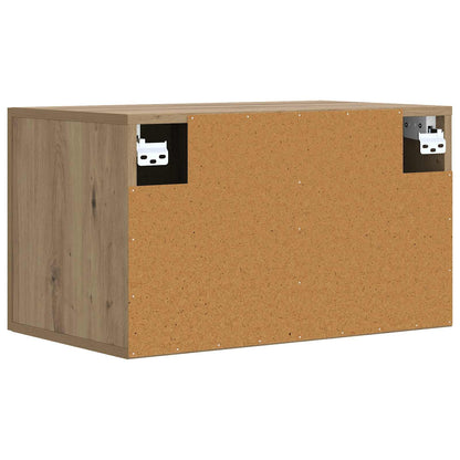 Wandschrank 60 x 36,5 x 35 cm Holzwerkstoff Artisan-Eiche