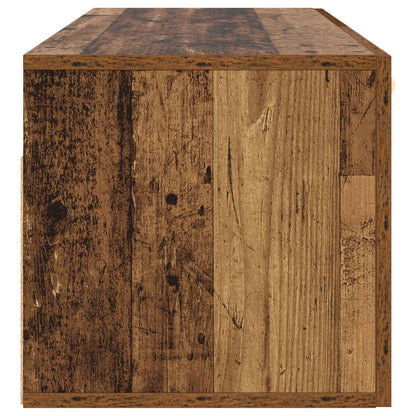 Wandschrank Wandhalterung Altholz 80 x 36,5 x 35 cm