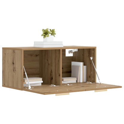 Wandschrank Wandhalterung Artisan-Eiche 80 x 36,5 x 35 cm