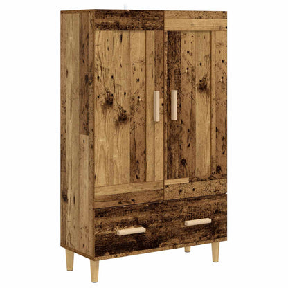 Highboard Altholz 70 x 31 x 115 cm Holzwerkstoff