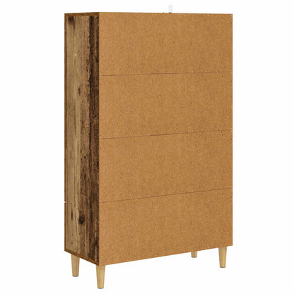 Highboard Altholz 70 x 31 x 115 cm Holzwerkstoff