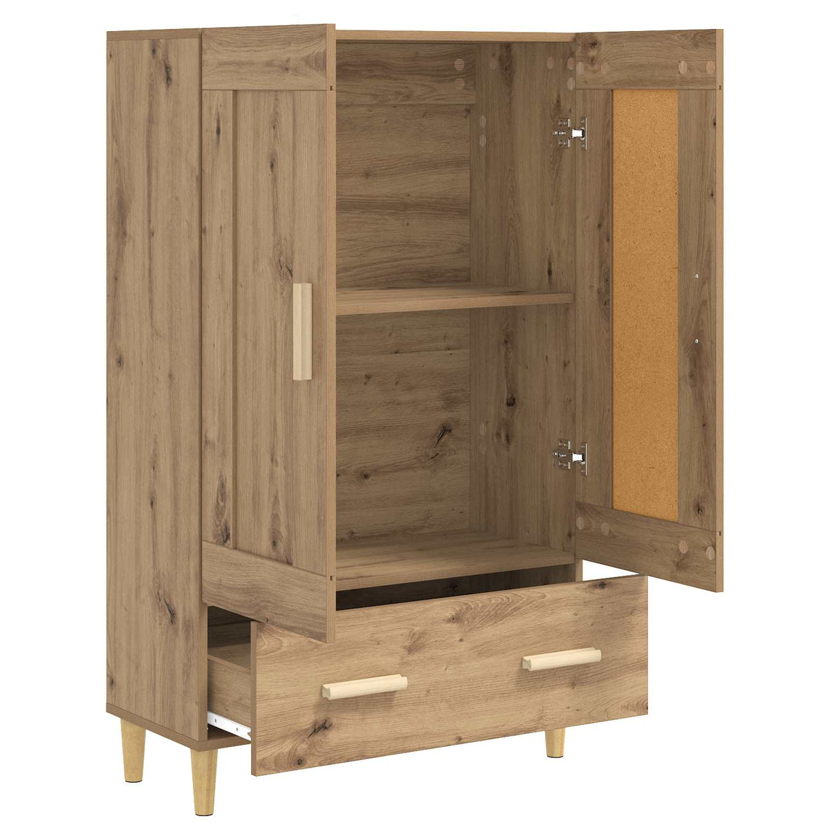 Highboard Artisan-Eiche 70 x 31 x 115 cm Holzwerkstoff