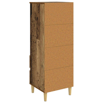 Highboard Altholz 40 x 36 x 110 cm Holzwerkstoff