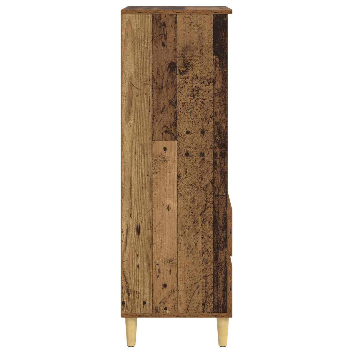 Highboard Altholz 40 x 36 x 110 cm Holzwerkstoff
