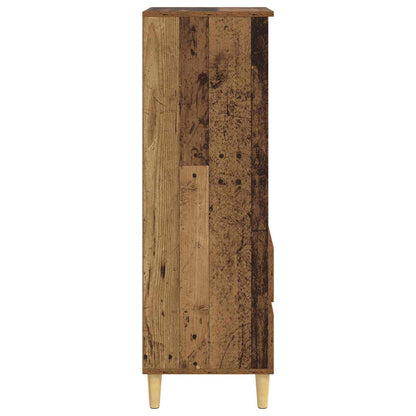 Highboard Altholz 40 x 36 x 110 cm Holzwerkstoff