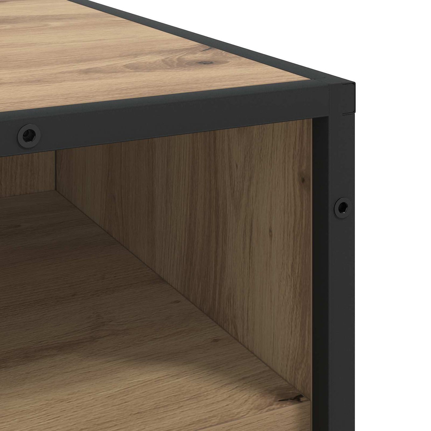 Schubladenschrank 3-Schublade Artisan-Eiche 70 x 41 x 70 cm