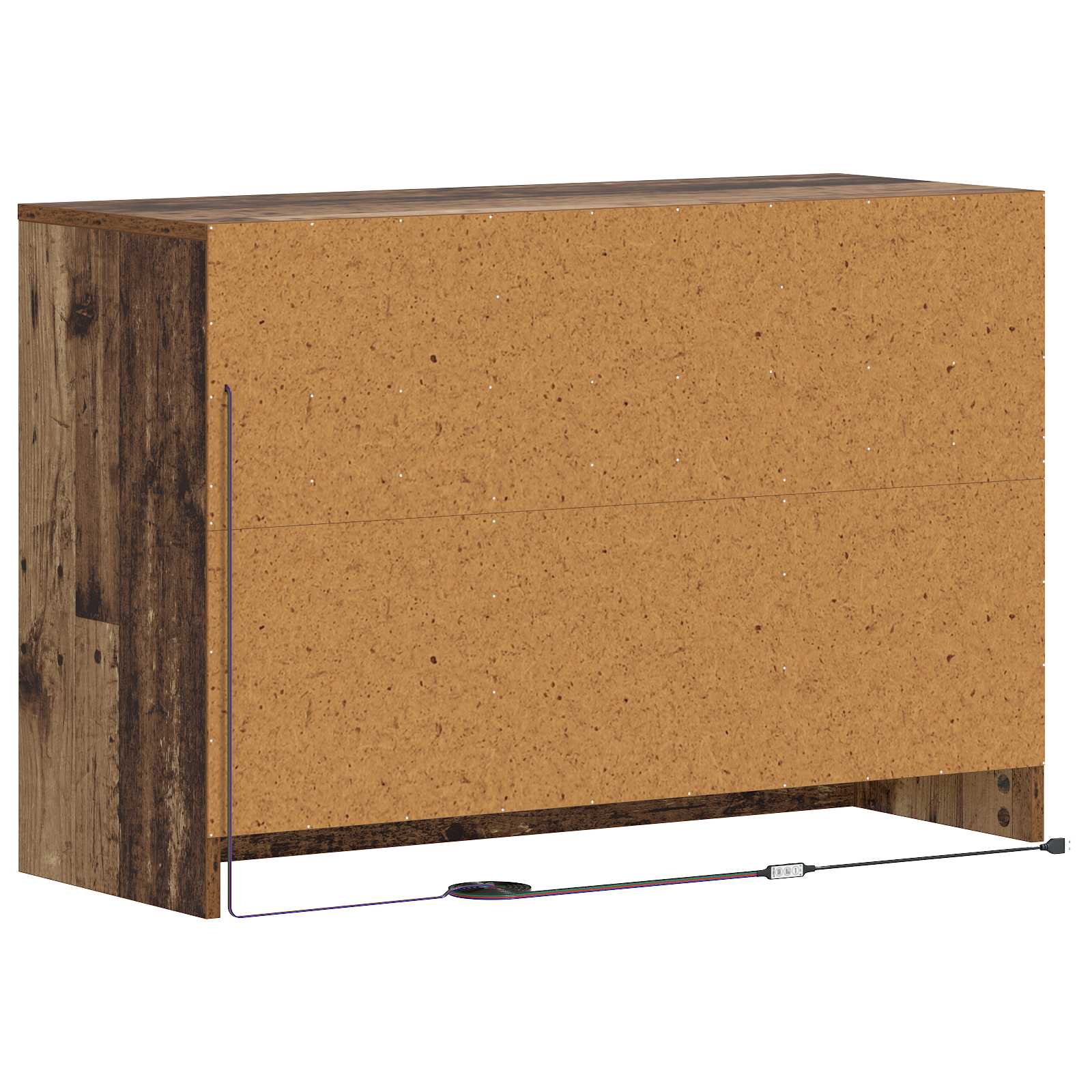 TV-Schränk 91 x 34 x 61 cm Altholz Holzwerkstoff