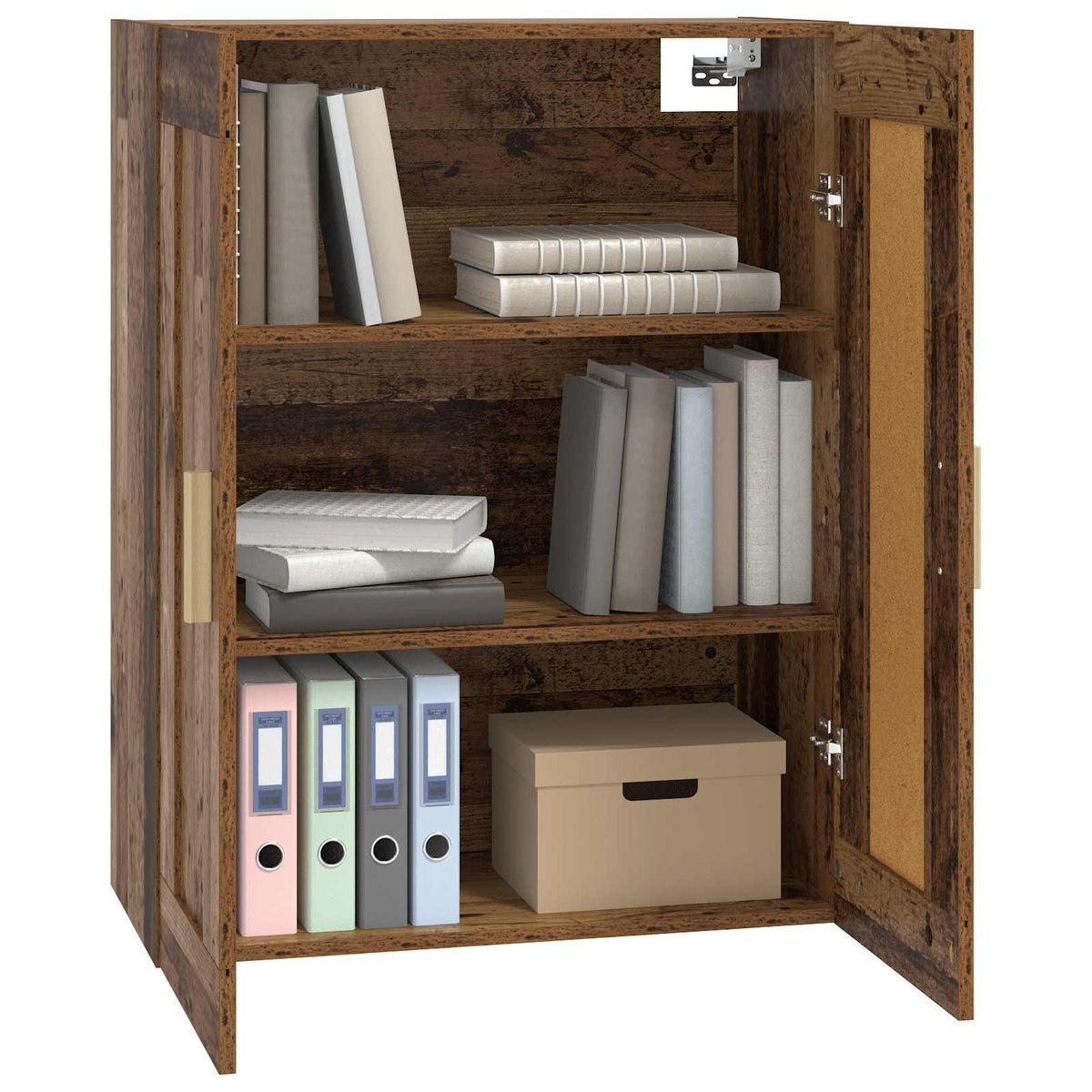 Wandschrank Wandhalterung Altholz 69,5 x 34 x 90 cm