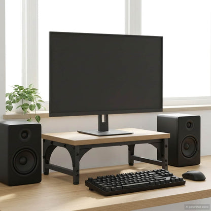 Monitor Halterung Artisan-Eiche 37 x 23 x 14 cm Holzwerkstoff
