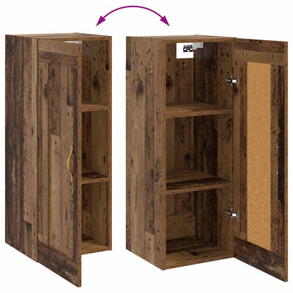 Wandschrank Altholz 34,5 x 34 x 90 cm Holzwerkstoff