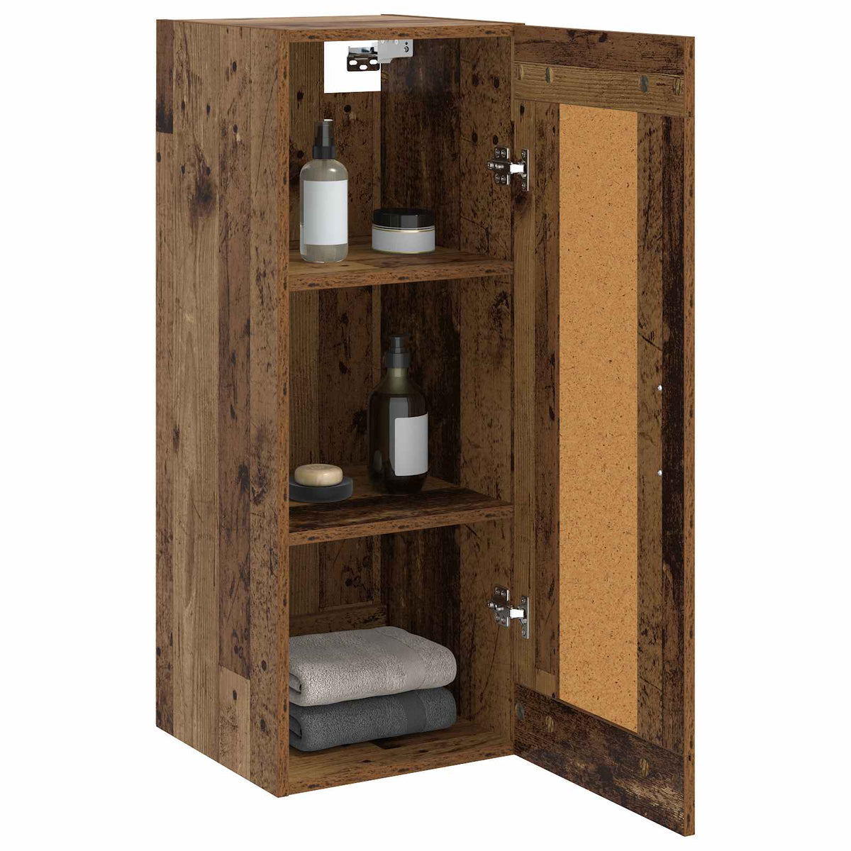 Wandschrank Altholz 34,5 x 34 x 90 cm Holzwerkstoff