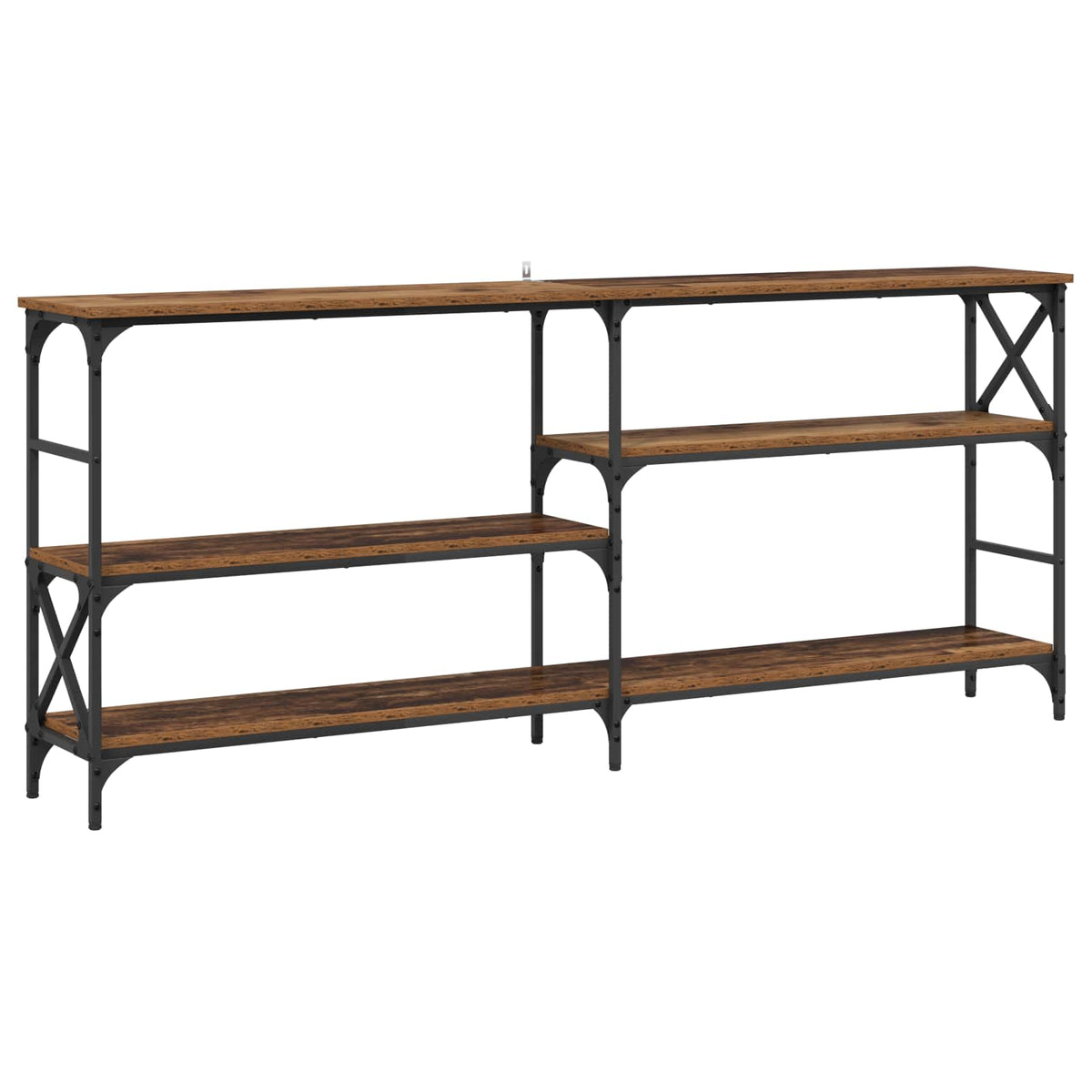 Konsolentisch Altholz 180 x 29 x 76,5 cm Metall PB