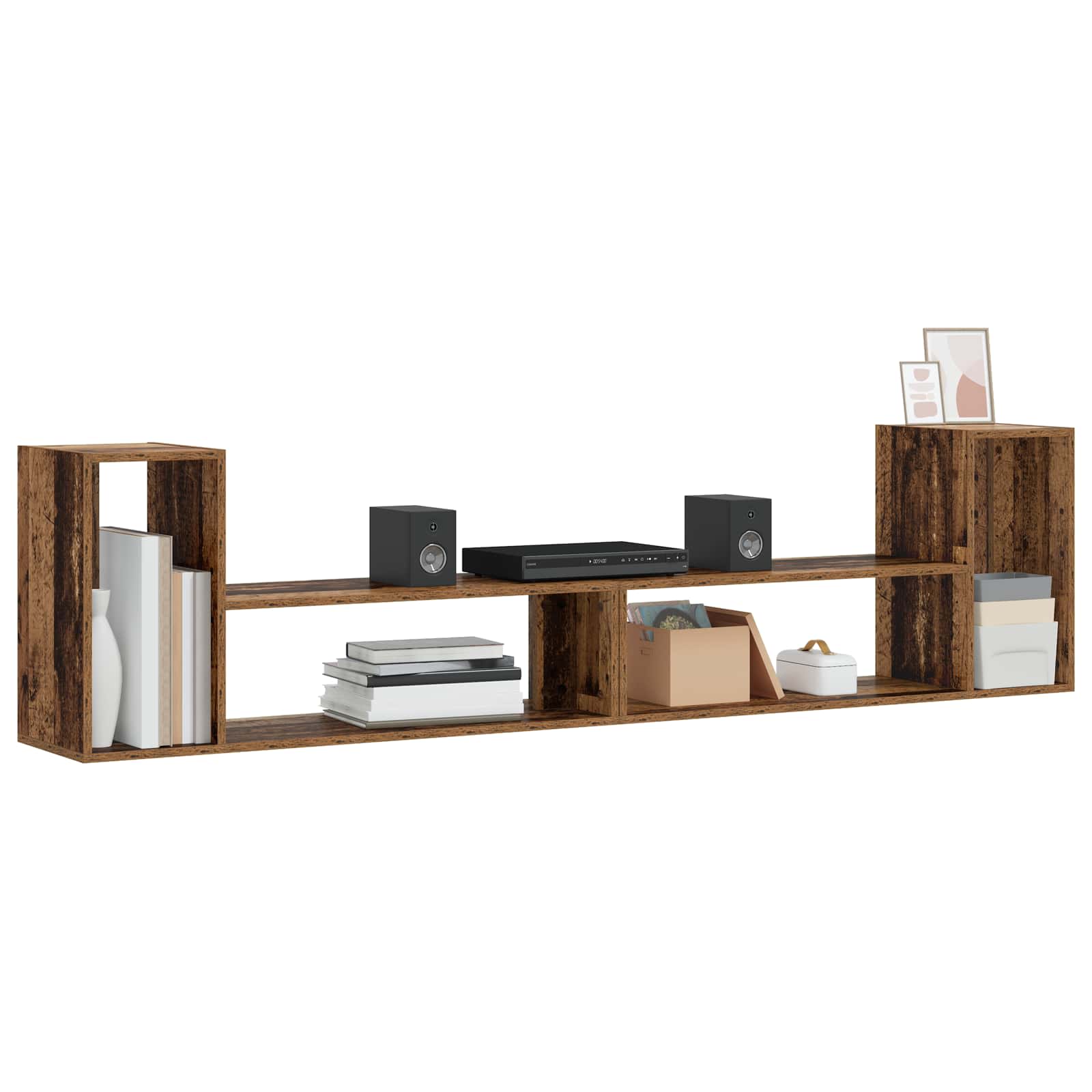TV-Schränk 100 x 30 x 50 cm Altholz Holzwerkstoff