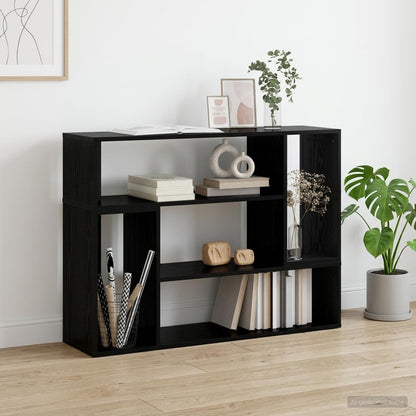 TV-Schränk 100 x 30 x 50 cm Schwarz Eichen-Optik Holzwerkstoff