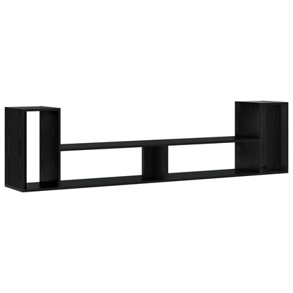 TV-Schränk 100 x 30 x 50 cm Schwarz Eichen-Optik Holzwerkstoff