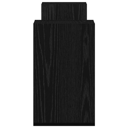 TV-Schränk 100 x 30 x 50 cm Schwarz Eichen-Optik Holzwerkstoff