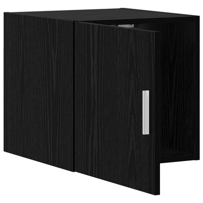 Wandschrank Schwarz Eichen-Optik 40 x 42,5 x 40 cm