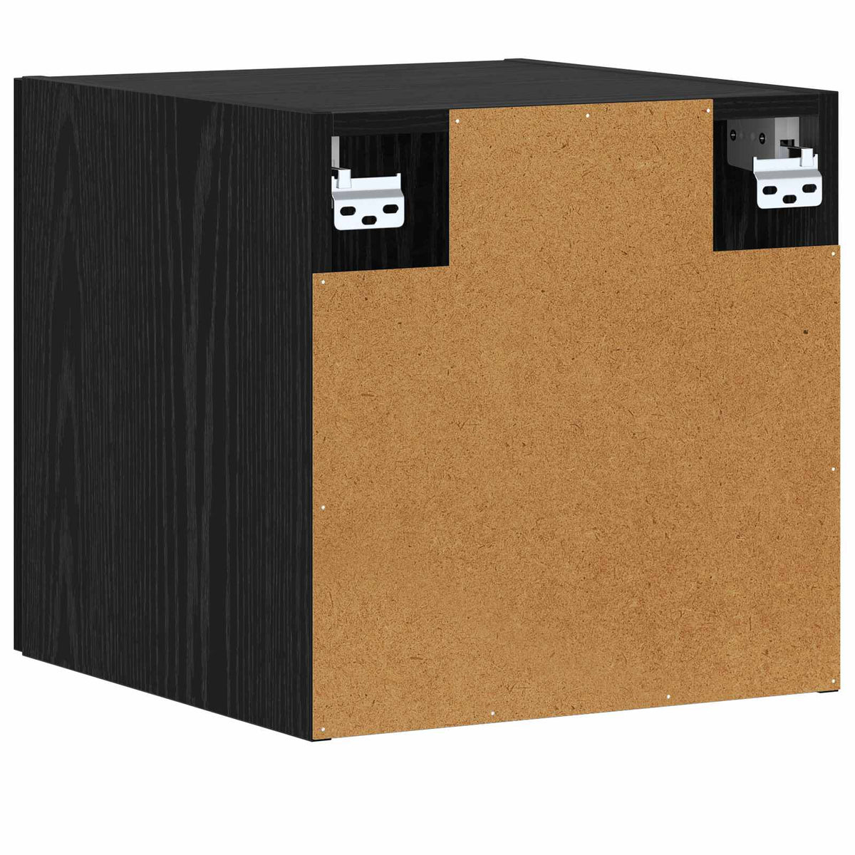 Wandschrank Schwarz Eichen-Optik 40 x 42,5 x 40 cm